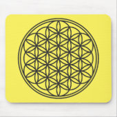 FLOWER OF LIFE – 聖幾何学シンボル概要1 マウスパッド (正面)