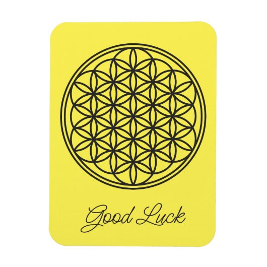 FLOWER OF LIFE – 聖幾何学シンボル概要1 マグネット (縦)