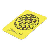 FLOWER OF LIFE – 聖幾何学シンボル概要1 マグネット (左側)