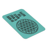 FLOWER OF LIFE – 聖幾何学シンボル概要1 マグネット (右側)