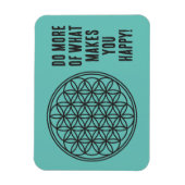 FLOWER OF LIFE – 聖幾何学シンボル概要1 マグネット (縦)