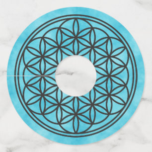 FLOWER OF LIFE – 聖幾何学シンボル概要1 ワイングラスタグ