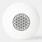 FLOWER OF LIFE – 聖幾何学シンボル概要1 卓球ボール (裏面)