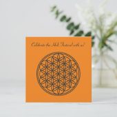 FLOWER OF LIFE – 聖幾何学シンボル概要1 招待状 (スタンド正面)