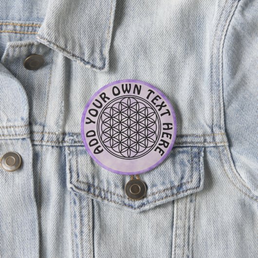 FLOWER OF LIFE – 聖幾何学シンボル概要1 缶バッジ (インサイチュ)