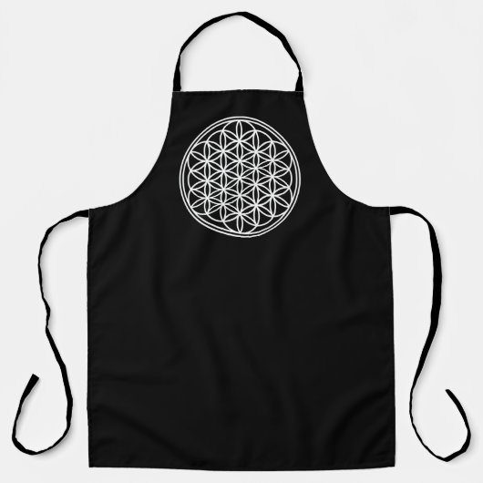FLOWER OF LIFE – 聖幾何学シンボル概要2 エプロン (正面)