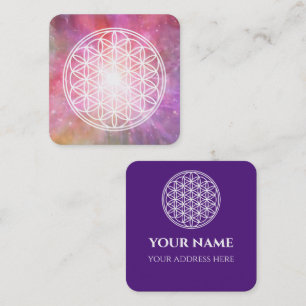 FLOWER OF LIFE – 聖幾何学シンボル概要2 スクエア名刺