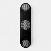 FLOWER OF LIFE – 聖幾何学シンボル概要2 スケートボード (正面)