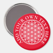 FLOWER OF LIFE – 聖幾何学シンボル概要2 マグネット (正面/裏面)