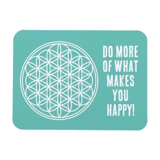 FLOWER OF LIFE – 聖幾何学シンボル概要2 マグネット (横)