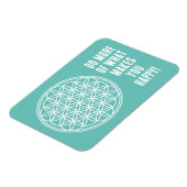 FLOWER OF LIFE – 聖幾何学シンボル概要2 マグネット (左側)
