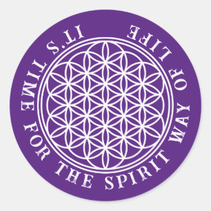 FLOWER OF LIFE – 聖幾何学シンボル概要2 ラウンドシール