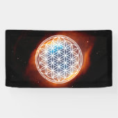 FLOWER OF LIFE – 聖幾何学シンボル概要2 横断幕 (横)
