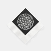 FLOWER OF LIFE – 聖幾何学シンボル概要2 縁ありカクテルナプキン (角)
