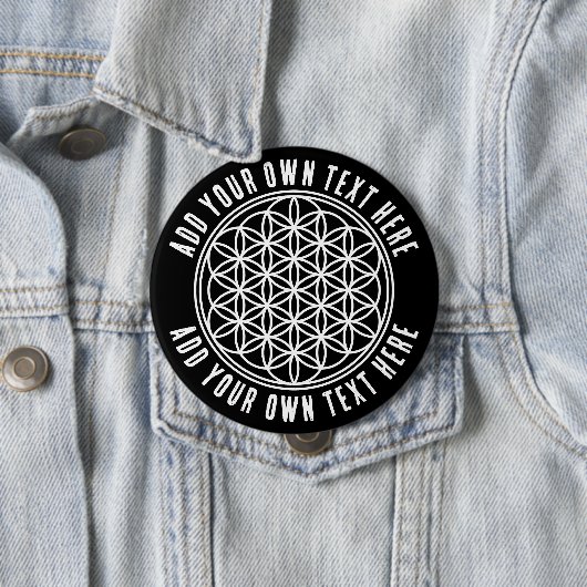 FLOWER OF LIFE – 聖幾何学シンボル概要2 缶バッジ (インサイチュ)