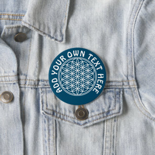 FLOWER OF LIFE – 聖幾何学シンボル概要2 缶バッジ