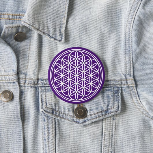 FLOWER OF LIFE – 聖幾何学シンボル概要2 缶バッジ (インサイチュ)