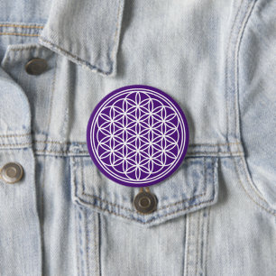 FLOWER OF LIFE – 聖幾何学シンボル概要2 缶バッジ