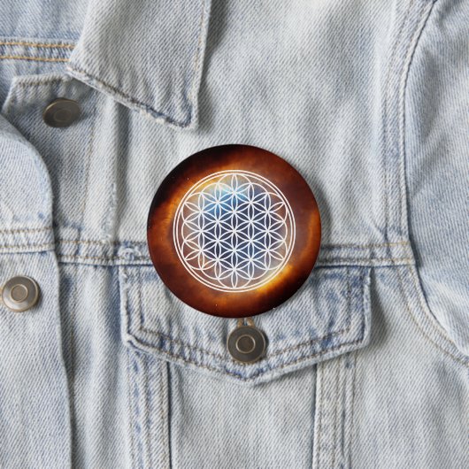 FLOWER OF LIFE – 聖幾何学シンボル概要2 缶バッジ (インサイチュ)