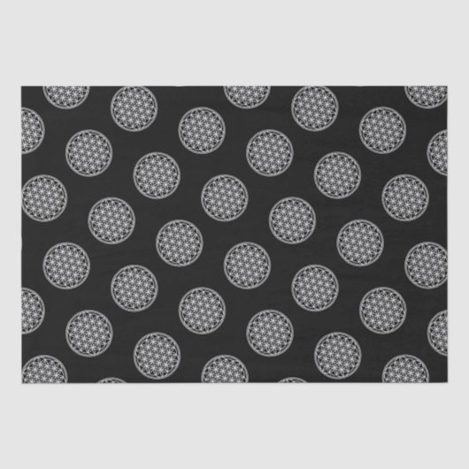 FLOWER OF LIFE – 聖幾何学シンボル概要2 薄葉紙 (正面)