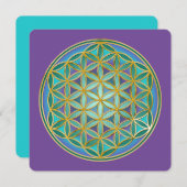 FLOWER OF LIFE – 聖幾何学デザイン1 (正面/裏面)