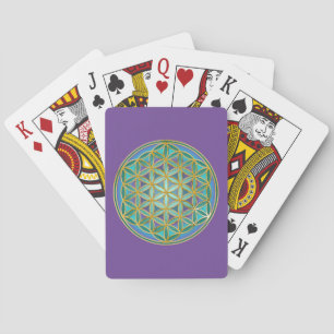 FLOWER OF LIFE – 聖幾何学デザイン1 トランプ