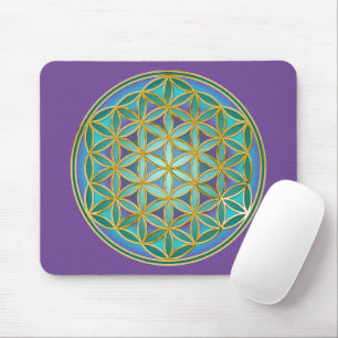 FLOWER OF LIFE – 聖幾何学デザイン1 マウスパッド