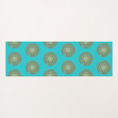 FLOWER OF LIFE – 聖幾何学デザイン1 ヨガマット (裏面(横))