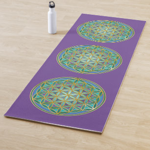FLOWER OF LIFE – 聖幾何学デザイン1 ヨガマット