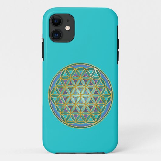 FLOWER OF LIFE – 聖幾何学デザイン1 Case-Mate iPhoneケース (裏面)