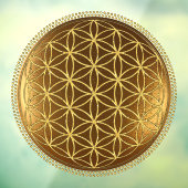 FLOWER OF LIFE – 聖幾何学メデイロン1 ウィンドウサイン (シート3)