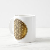 FLOWER OF LIFE – 聖幾何学メデイロン1 コーヒーマグカップ (正面左)