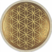 FLOWER OF LIFE – 聖幾何学メデイロン1 シール (正面)