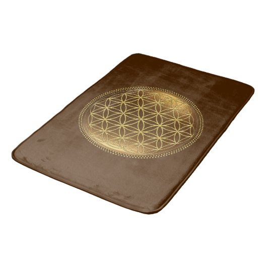 FLOWER OF LIFE – 聖幾何学メデイロン1 バスマット (アングル)