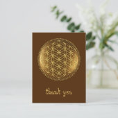 FLOWER OF LIFE – 聖幾何学メデイロン1 ポストカード (スタンド正面)
