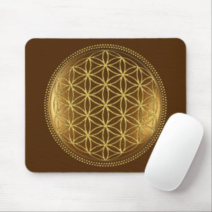 FLOWER OF LIFE – 聖幾何学メデイロン1 マウスパッド