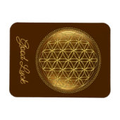 FLOWER OF LIFE – 聖幾何学メデイロン1 マグネット (横)