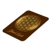 FLOWER OF LIFE – 聖幾何学メデイロン1 マグネット (左側)