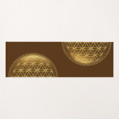 FLOWER OF LIFE – 聖幾何学メデイロン1 ヨガマット (正面(横))