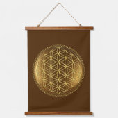 FLOWER OF LIFE – 聖幾何学メデイロン1 吊り下げ型タペストリー (正面)