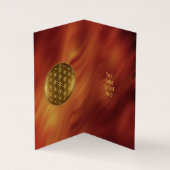 FLOWER OF LIFE – 聖幾何学メデイロン1 名刺 (内部)