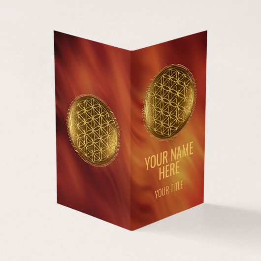 FLOWER OF LIFE – 聖幾何学メデイロン1 名刺 (外部)