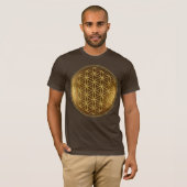 FLOWER OF LIFE – 聖幾何学メデイロン1 Tシャツ (正面フル)