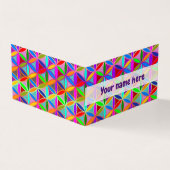 FLOWER OF LIFE – 色数々の付きグラデーション 名刺 (外部)