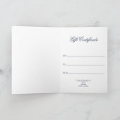 FLOWER OF LIFE – 青い砂模様 カード (内部)