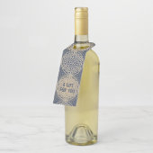 FLOWER OF LIFE – 青い砂模様 ボトルネックタグ (アングル)