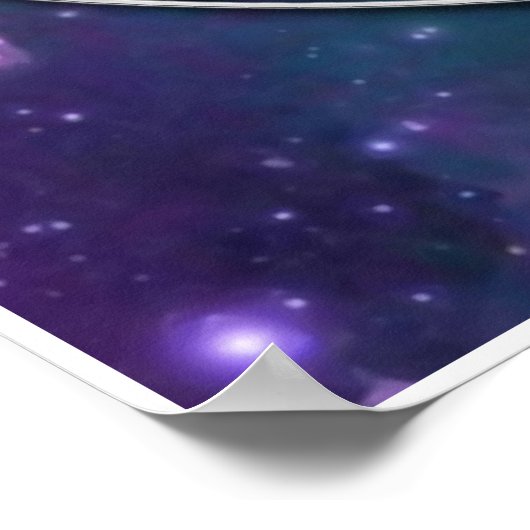 FLOWER OF LIFE - Archangel Metatron Cube ポスター (角)