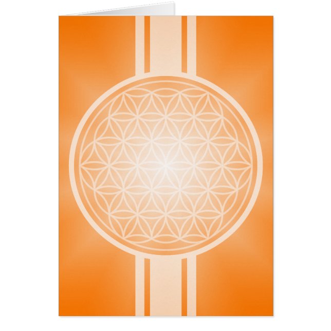 Flower of Life / Blume des Lebens – 白い透明。 (正面)