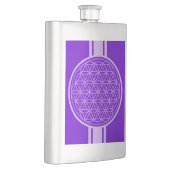 Flower of Life / Blume des Lebens – 白い透明。 フラスク (右)