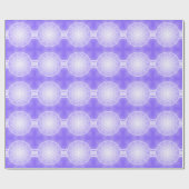 Flower of Life / Blume des Lebens – 白い透明。 ラッピングペーパー (フラット)